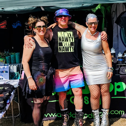 Nawty Nawty Very Nawty Neon UV Reactive Sleeveless Tshirt