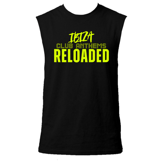 Ibiza Club Anthems UV Reactive Sleeveless Tshirt
