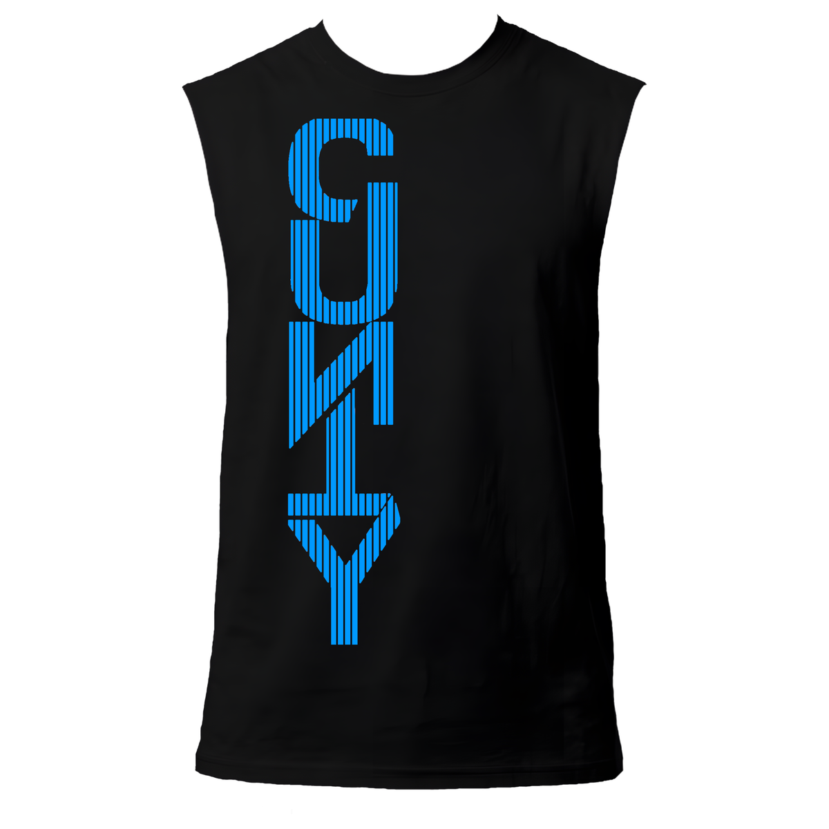 Straight Up C#nty Neon UV Reactive Sleeveless Tshirt