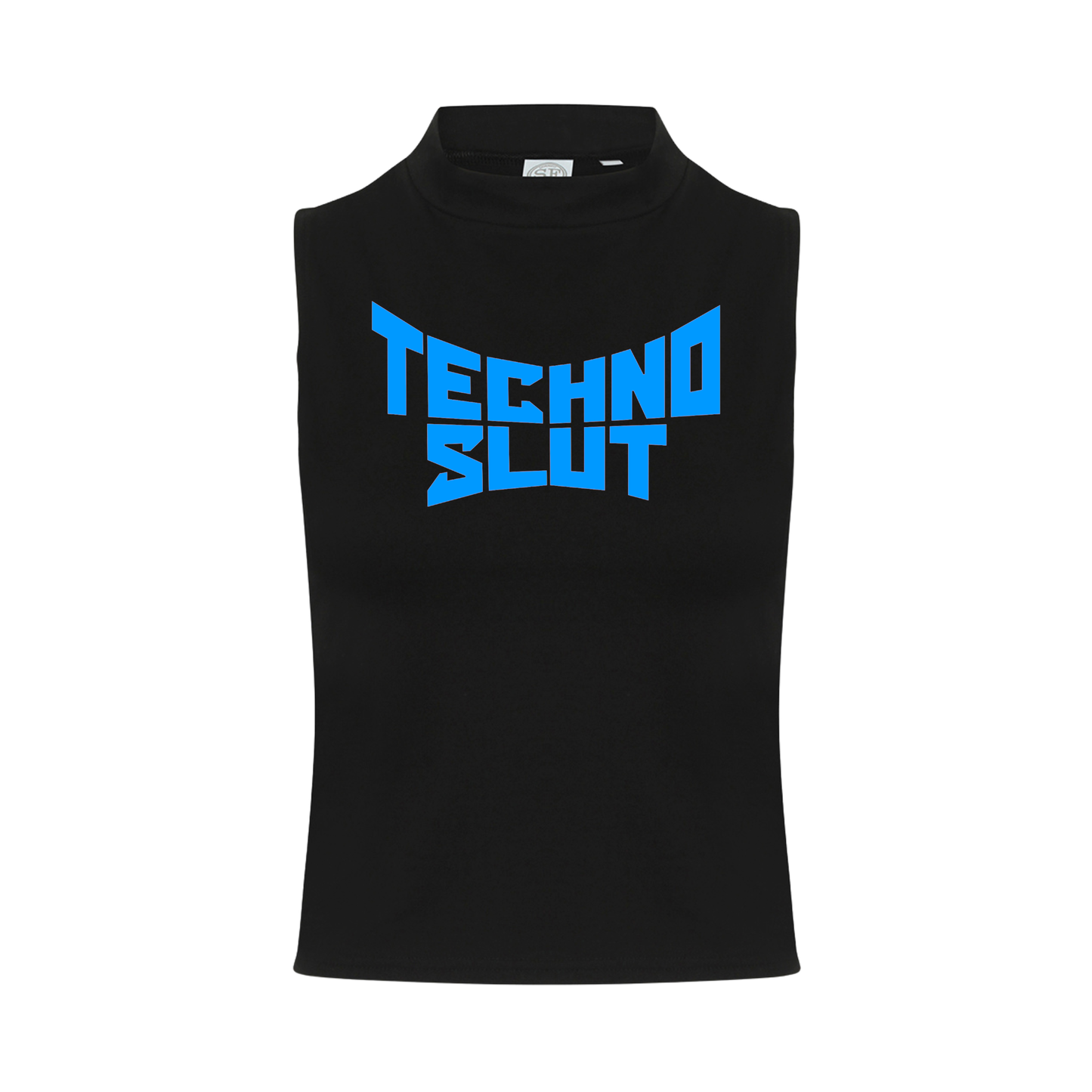 Techno S!ut Neon UV Reactive Sleeveless Crop