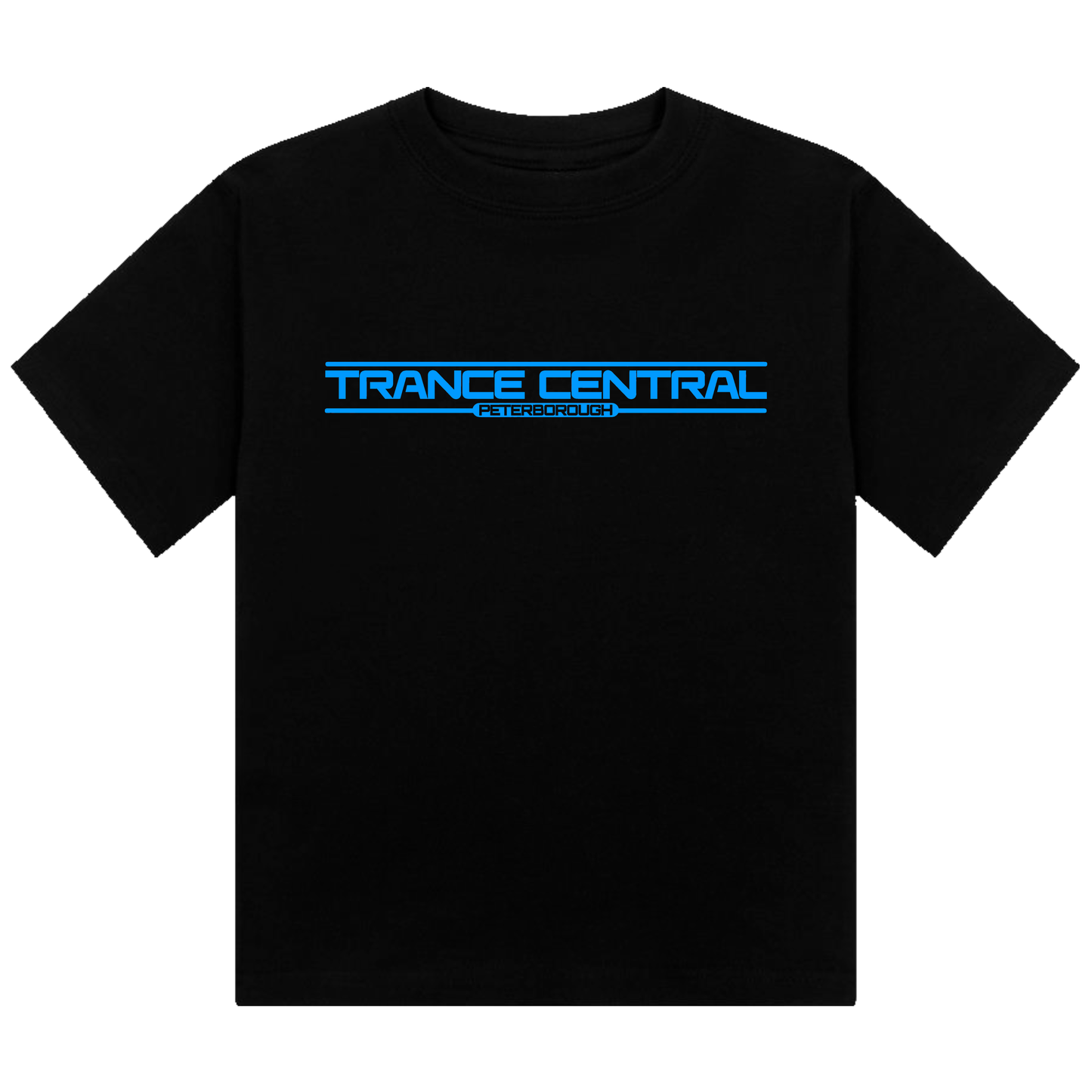 Trance Central Neon UV Reactive Logo Cropped Tshirt