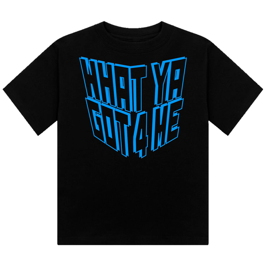 What Ya Got 4 Me Neon UV Reactive Cropped Tshirt
