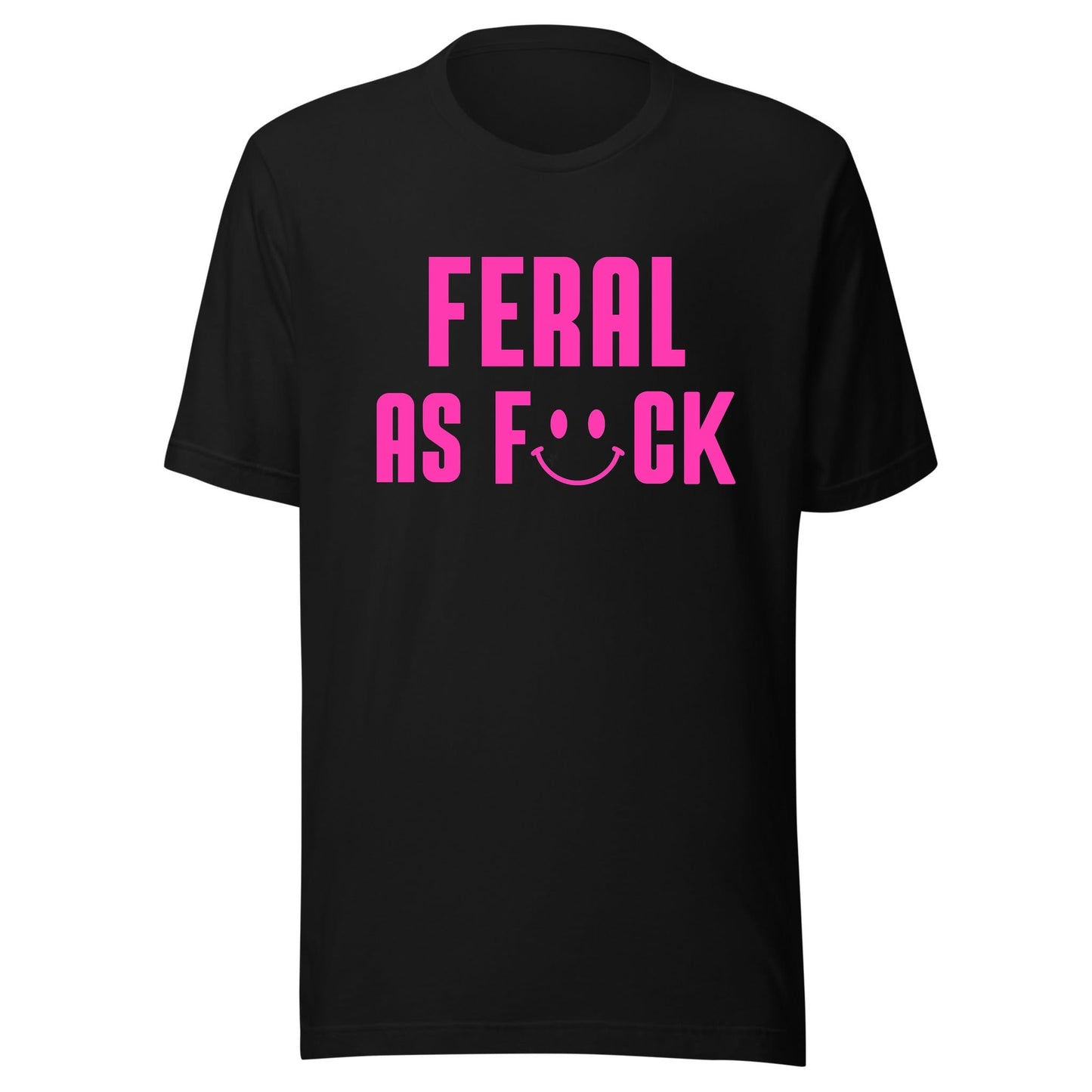 Feral As F#ck Neon UV Reactive Classic Short Sleeved Tshirt