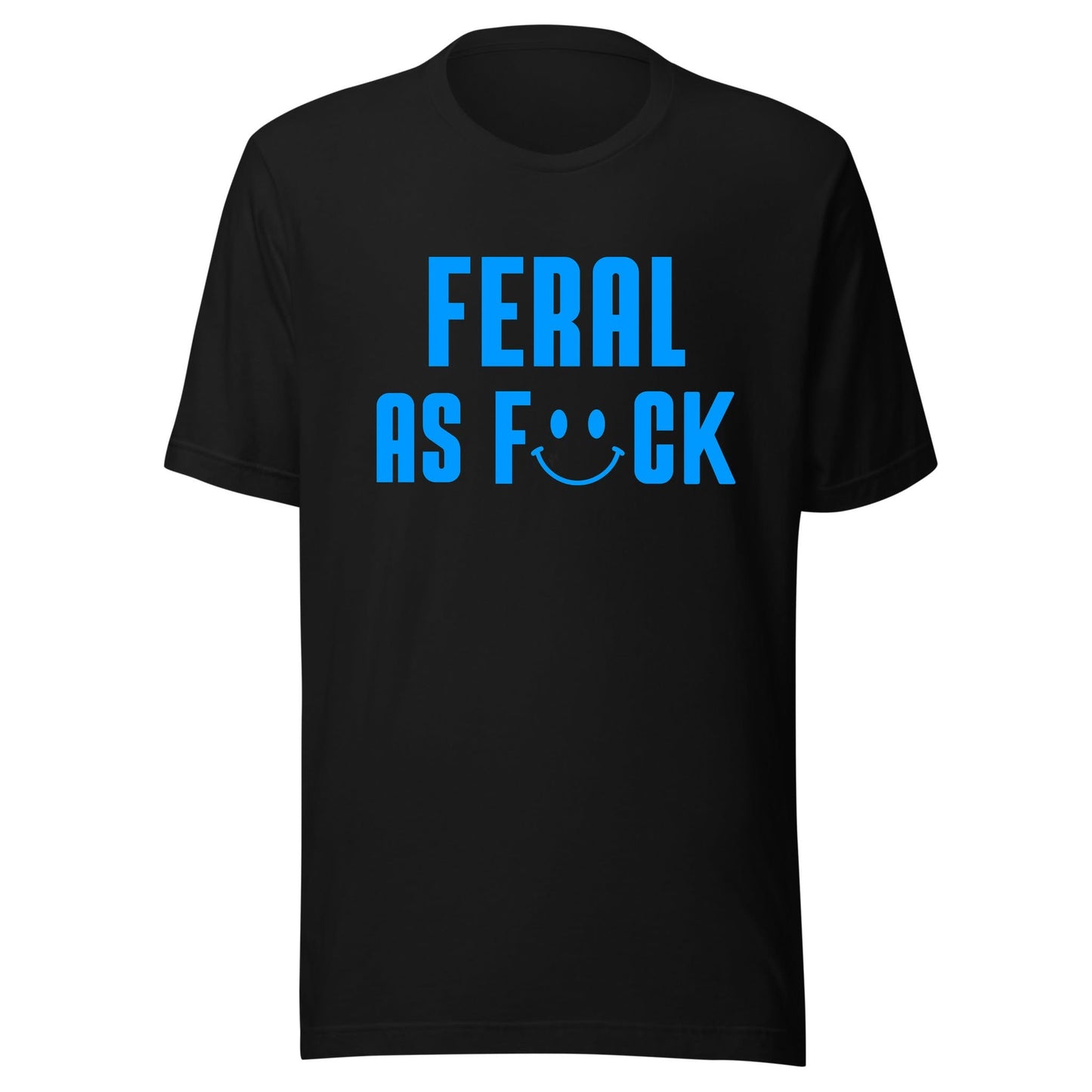 Feral As F#ck Neon UV Reactive Classic Short Sleeved Tshirt