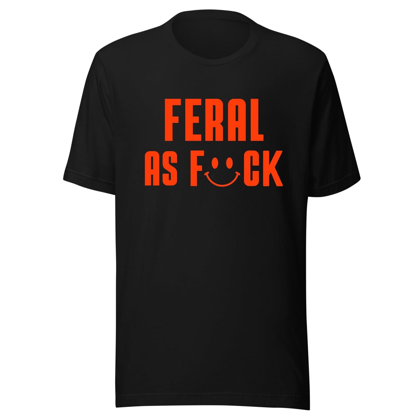 Feral As F#ck Neon UV Reactive Classic Short Sleeved Tshirt