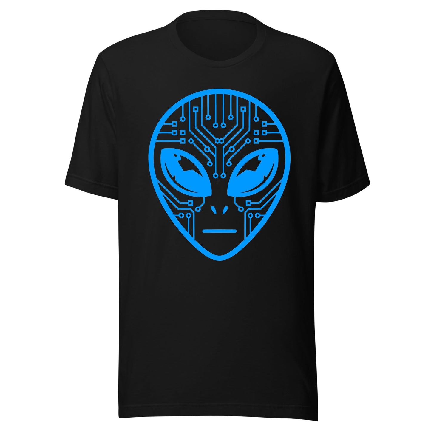 Alien Circuit Neon UV Reactive Classic Short Sleeved Tshirt