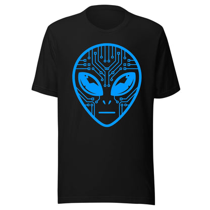 Alien Circuit Neon UV Reactive Classic Short Sleeved Tshirt