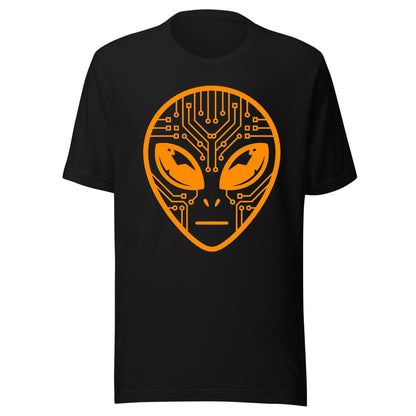 Alien Circuit Neon UV Reactive Classic Short Sleeved Tshirt