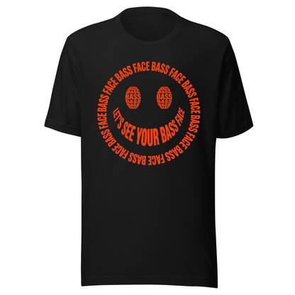 Bass Face Neon UV Reactive Classic Short Sleeved Tshirt