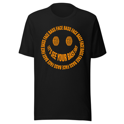 Bass Face Neon UV Reactive Classic Short Sleeved Tshirt