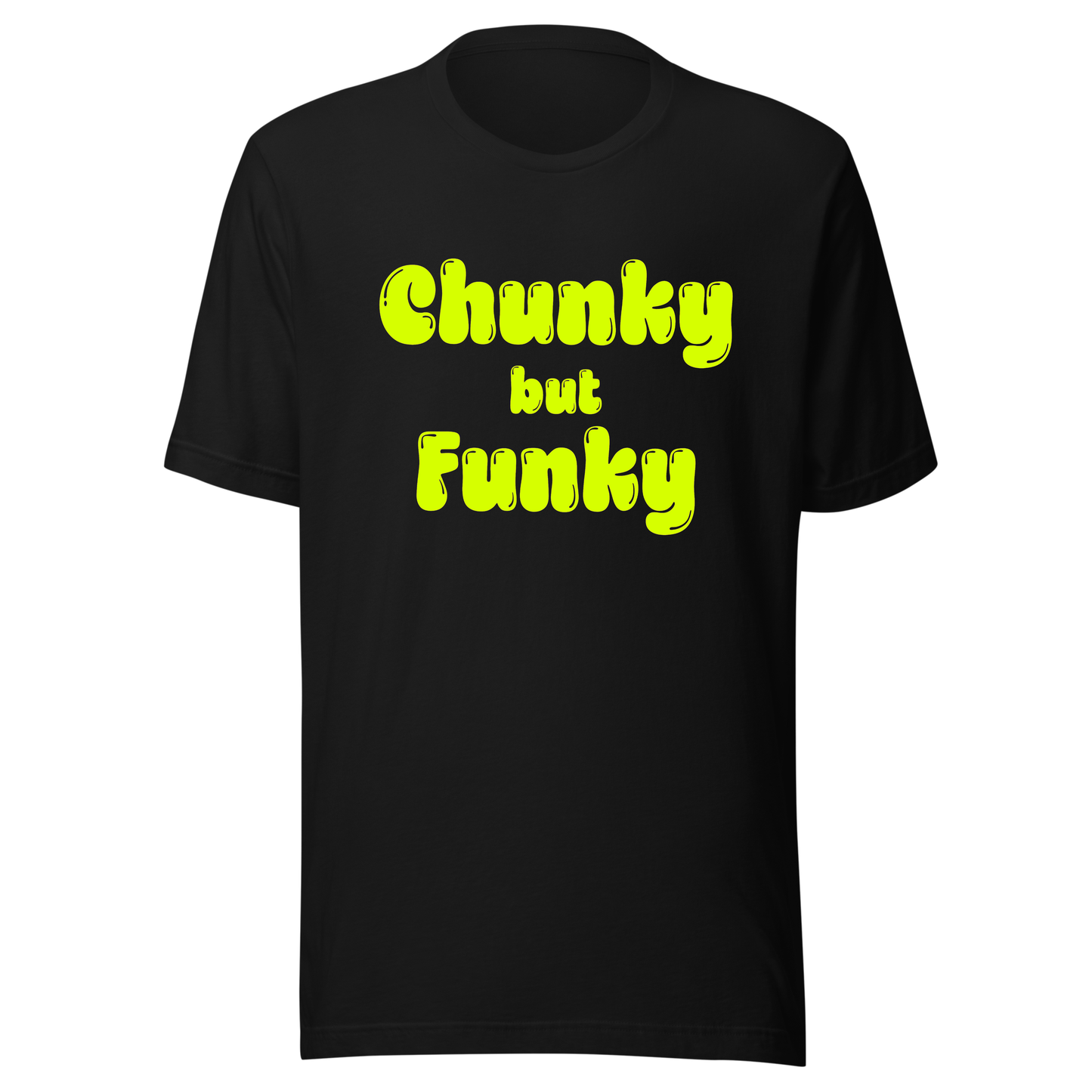 Chunky But Funky Neon UV Reactive Classic Short Sleeved Tshirt