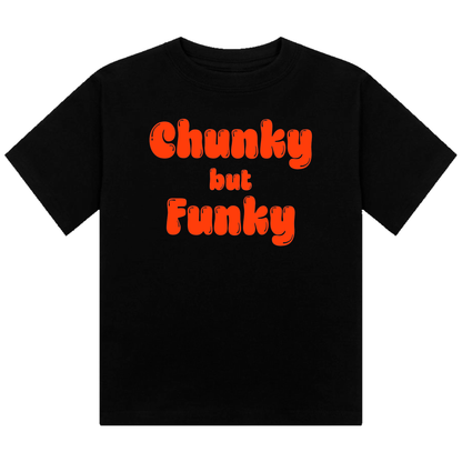 Chunky But Funky Neon UV Reactive Cropped Tshirt