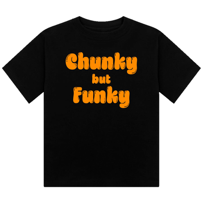 Chunky But Funky Neon UV Reactive Cropped Tshirt