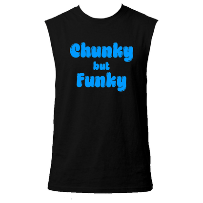 Chunky But Funky Neon UV Reactive Sleeveless Tshirt