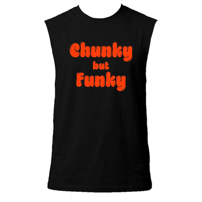 Chunky But Funky Neon UV Reactive Sleeveless Tshirt