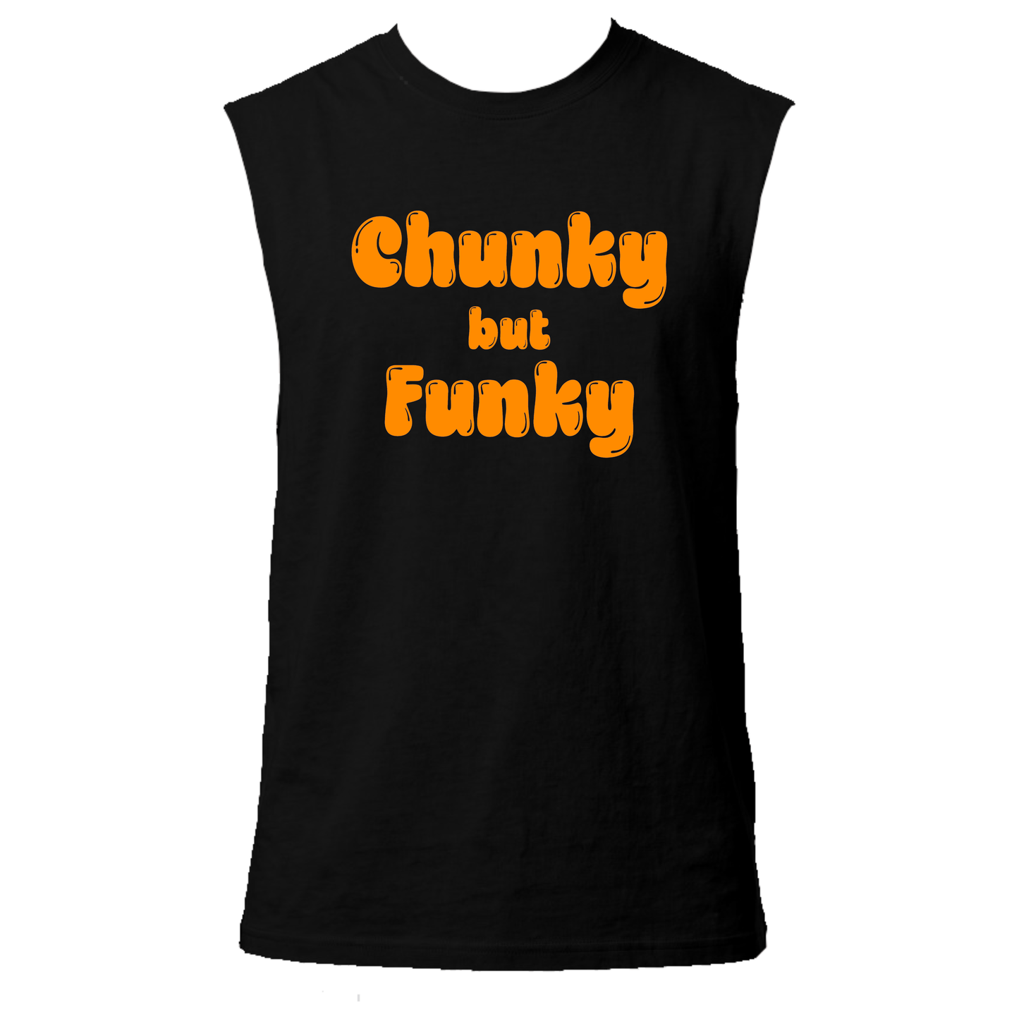Chunky But Funky Neon UV Reactive Sleeveless Tshirt