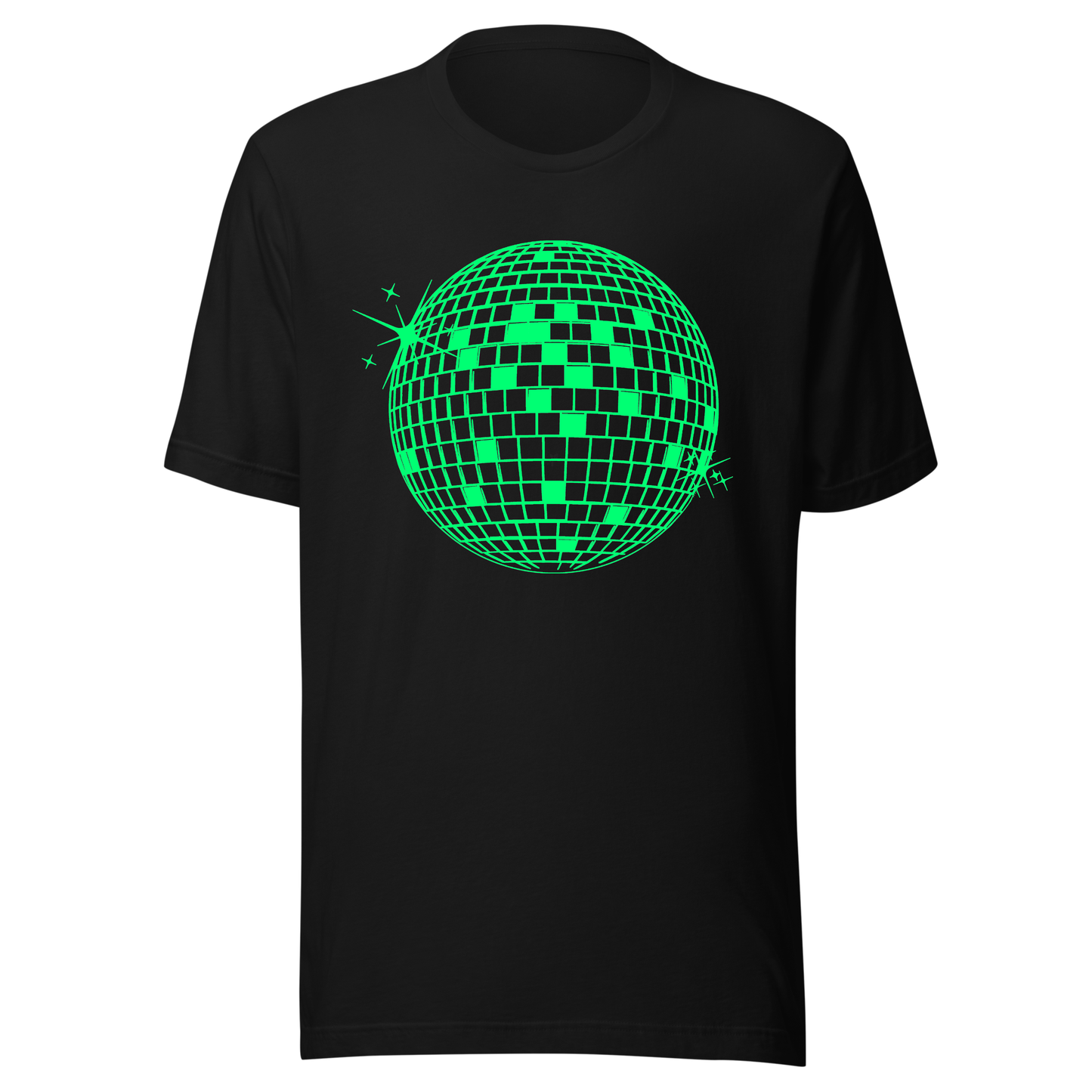 Discoball Neon UV Reactive Classic Short Sleeved Tshirt