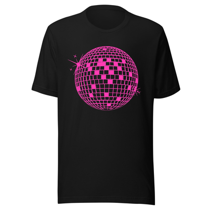 Discoball Neon UV Reactive Classic Short Sleeved Tshirt