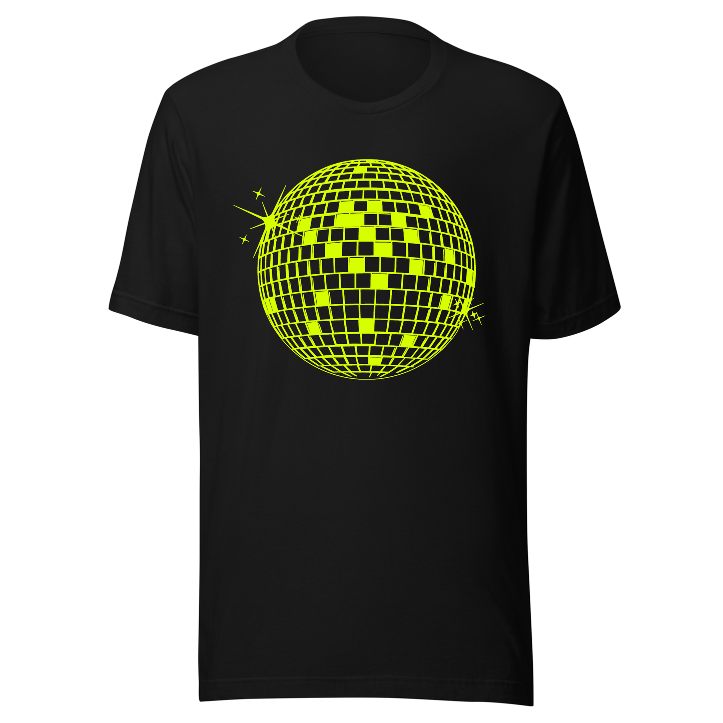 Discoball Neon UV Reactive Classic Short Sleeved Tshirt