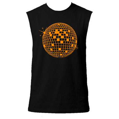 Discoball Neon UV Reactive Sleeveless Tshirt