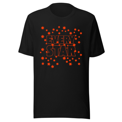 Every Star UV Reactive Classic Short Sleeved Tshirt