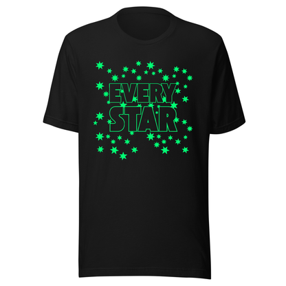Every Star UV Reactive Classic Short Sleeved Tshirt