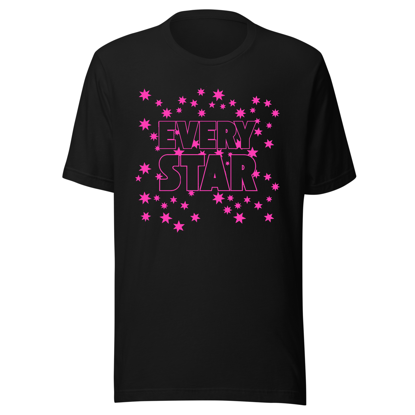 Every Star UV Reactive Classic Short Sleeved Tshirt