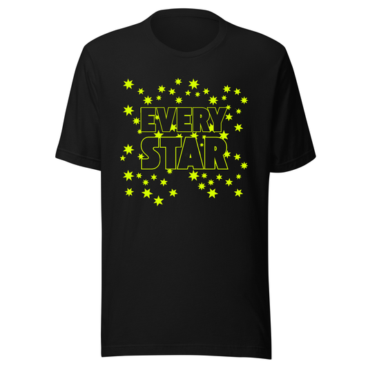 Every Star UV Reactive Classic Short Sleeved Tshirt