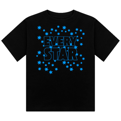 Every Star Neon UV Reactive Cropped Tshirt