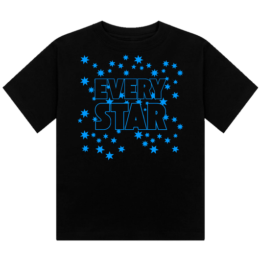 Every Star Neon UV Reactive Cropped Tshirt