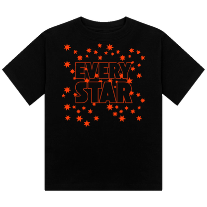 Every Star Neon UV Reactive Cropped Tshirt
