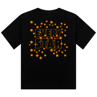 Every Star Neon UV Reactive Cropped Tshirt