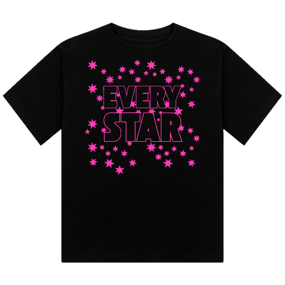 Every Star Neon UV Reactive Cropped Tshirt