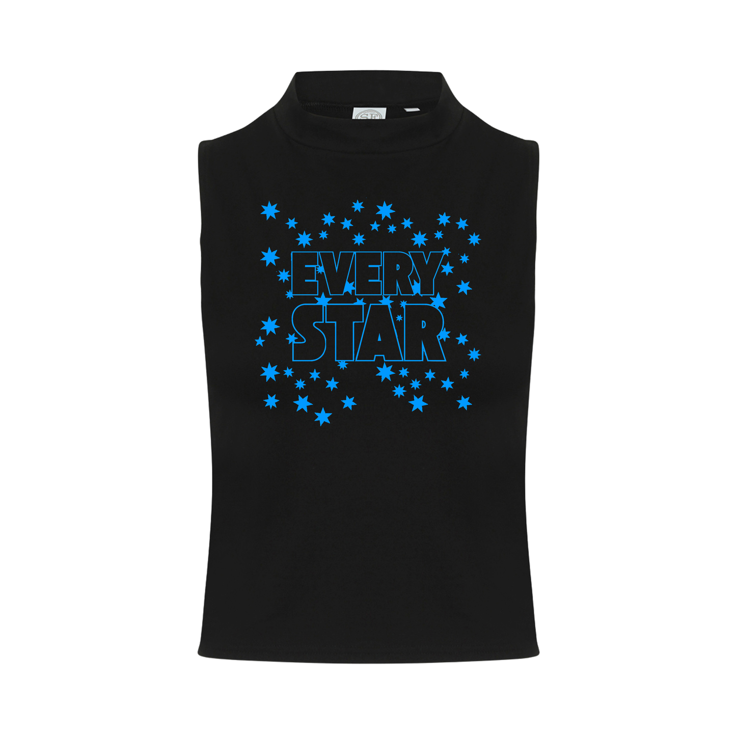 Every Star Neon UV Reactive Sleeveless Crop
