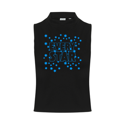 Every Star Neon UV Reactive Sleeveless Crop