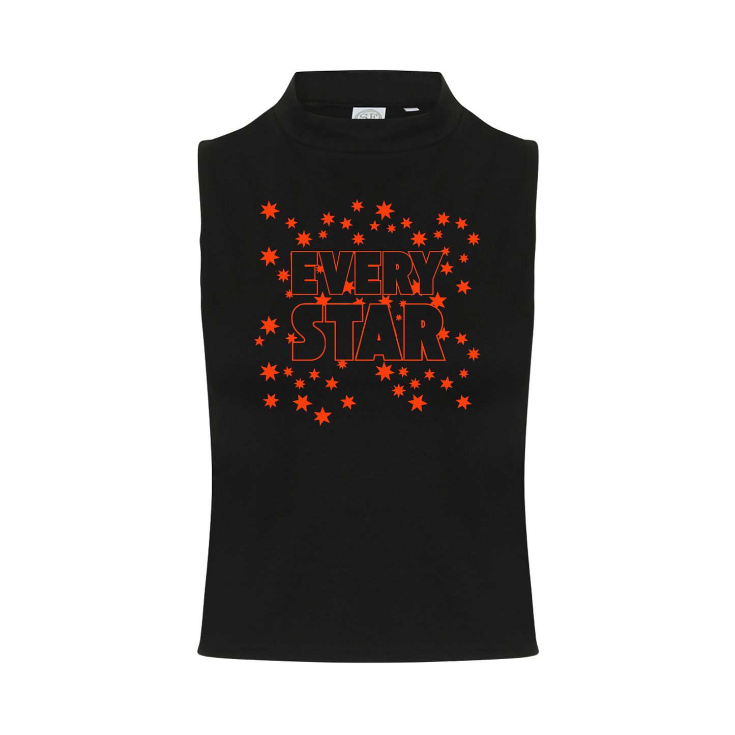 Every Star Neon UV Reactive Sleeveless Crop