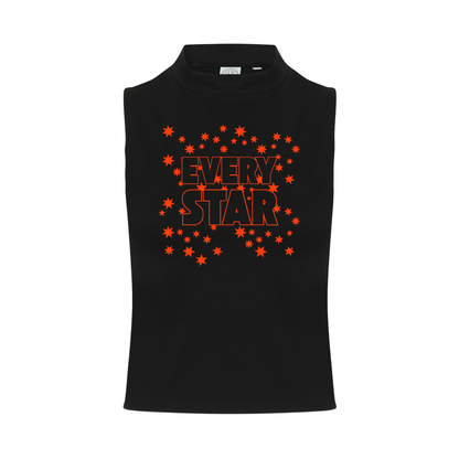 Every Star Neon UV Reactive Sleeveless Crop