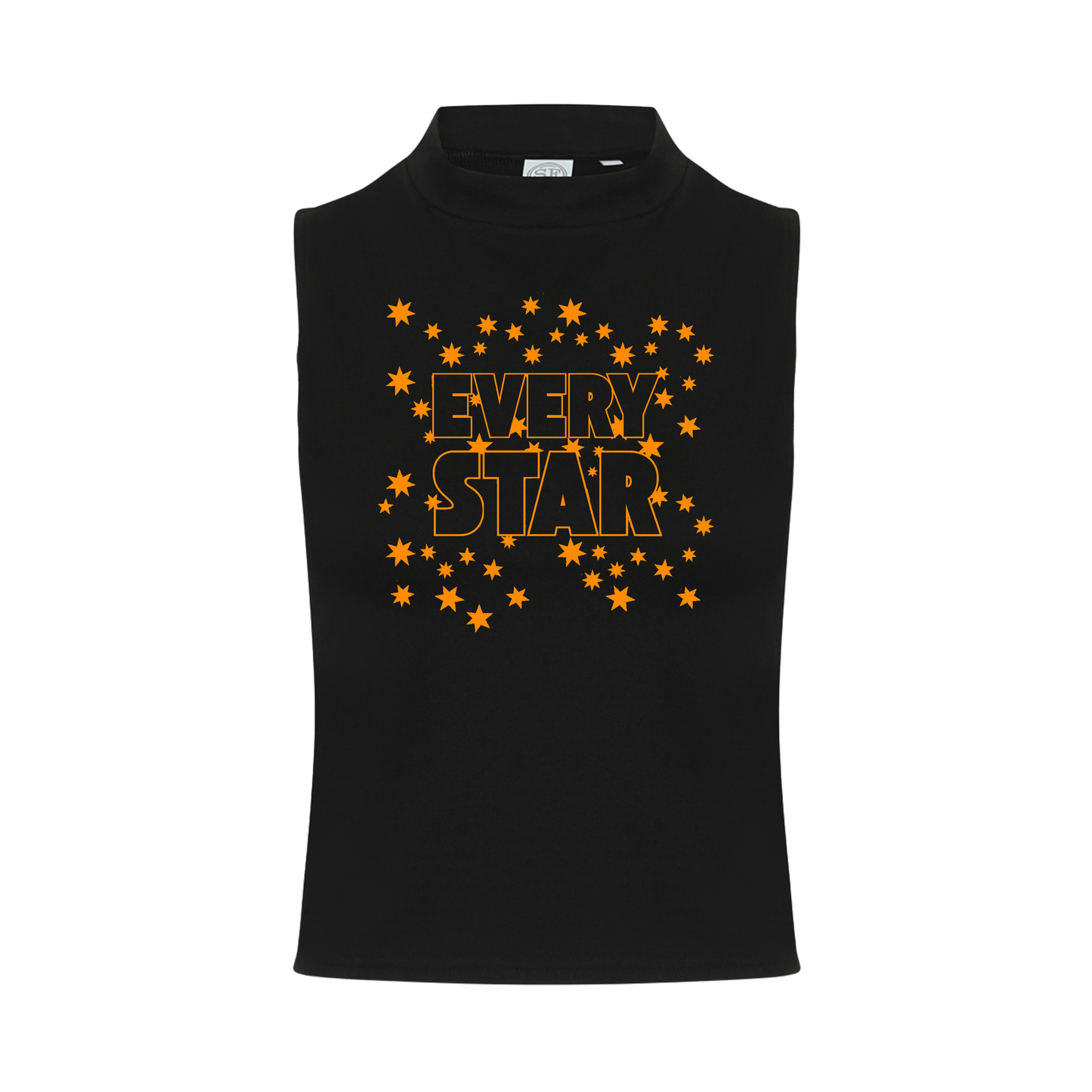 Every Star Neon UV Reactive Sleeveless Crop