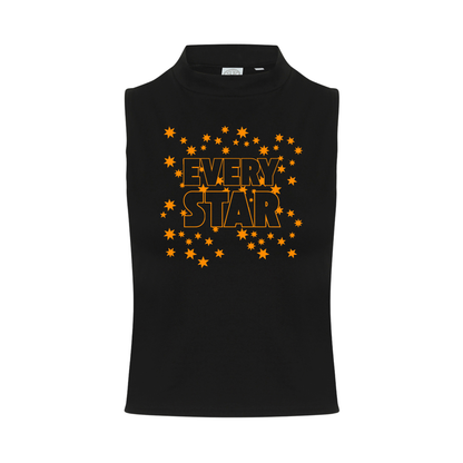 Every Star Neon UV Reactive Sleeveless Crop