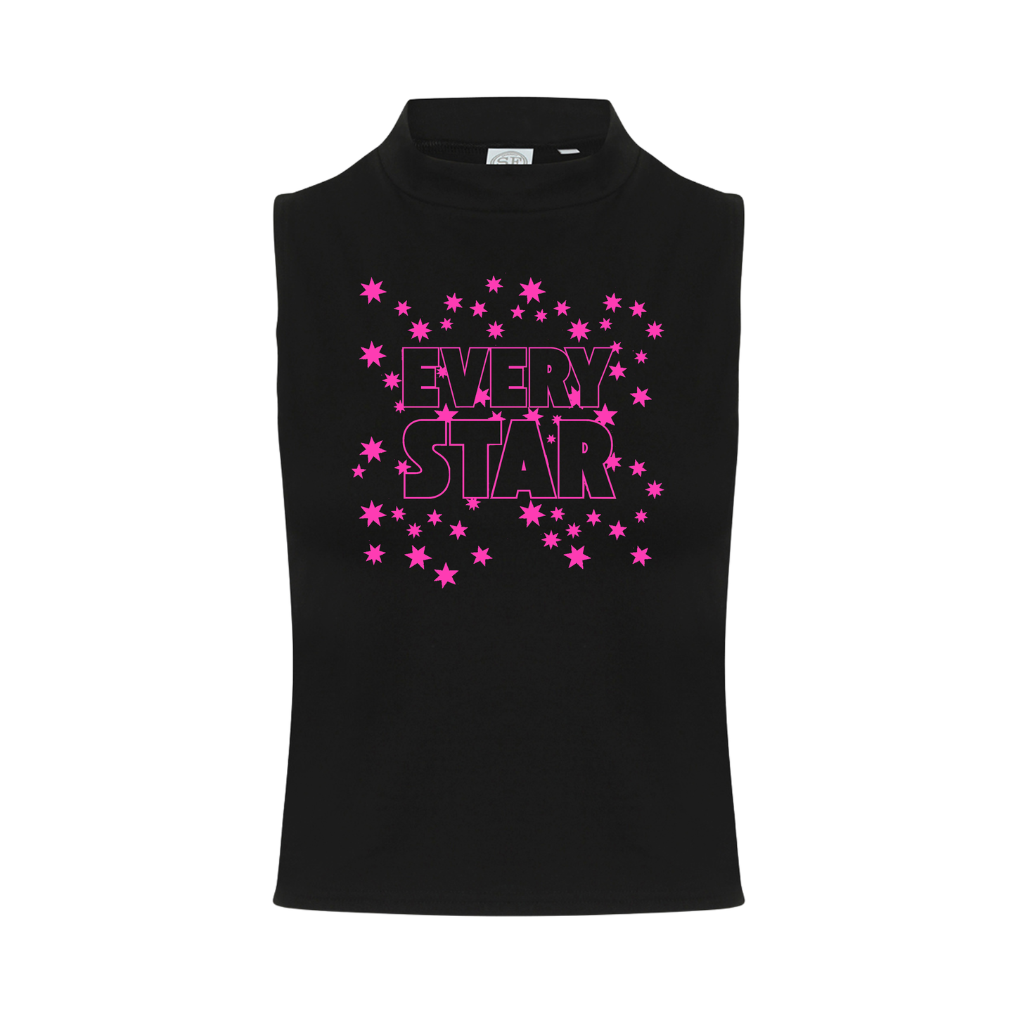 Every Star Neon UV Reactive Sleeveless Crop