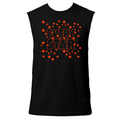 Every Star Neon UV Reactive Sleeveless Tshirt