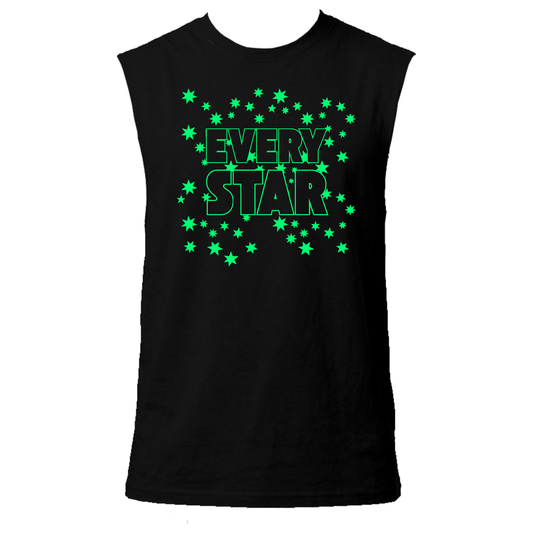 Every Star Neon UV Reactive Sleeveless Tshirt
