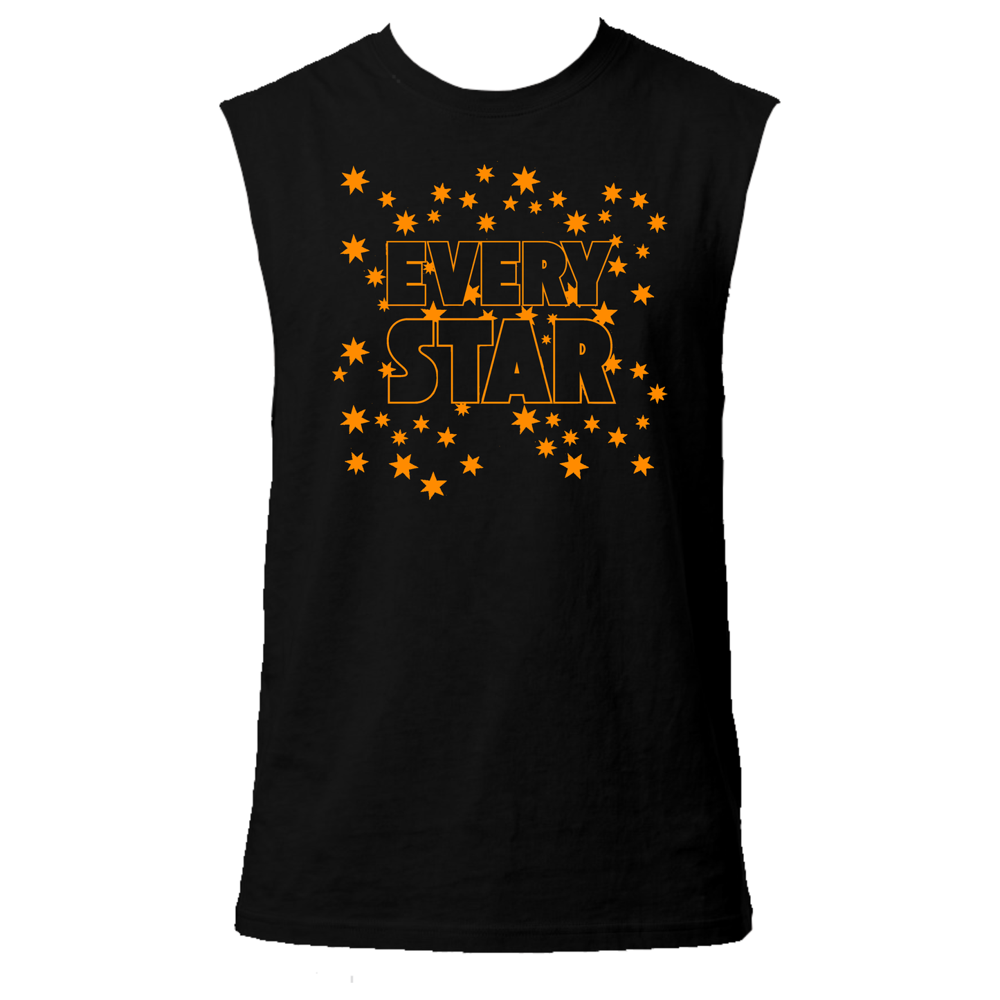 Every Star Neon UV Reactive Sleeveless Tshirt
