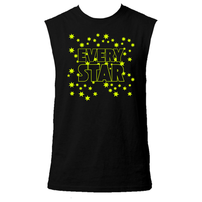 Every Star Neon UV Reactive Sleeveless Tshirt