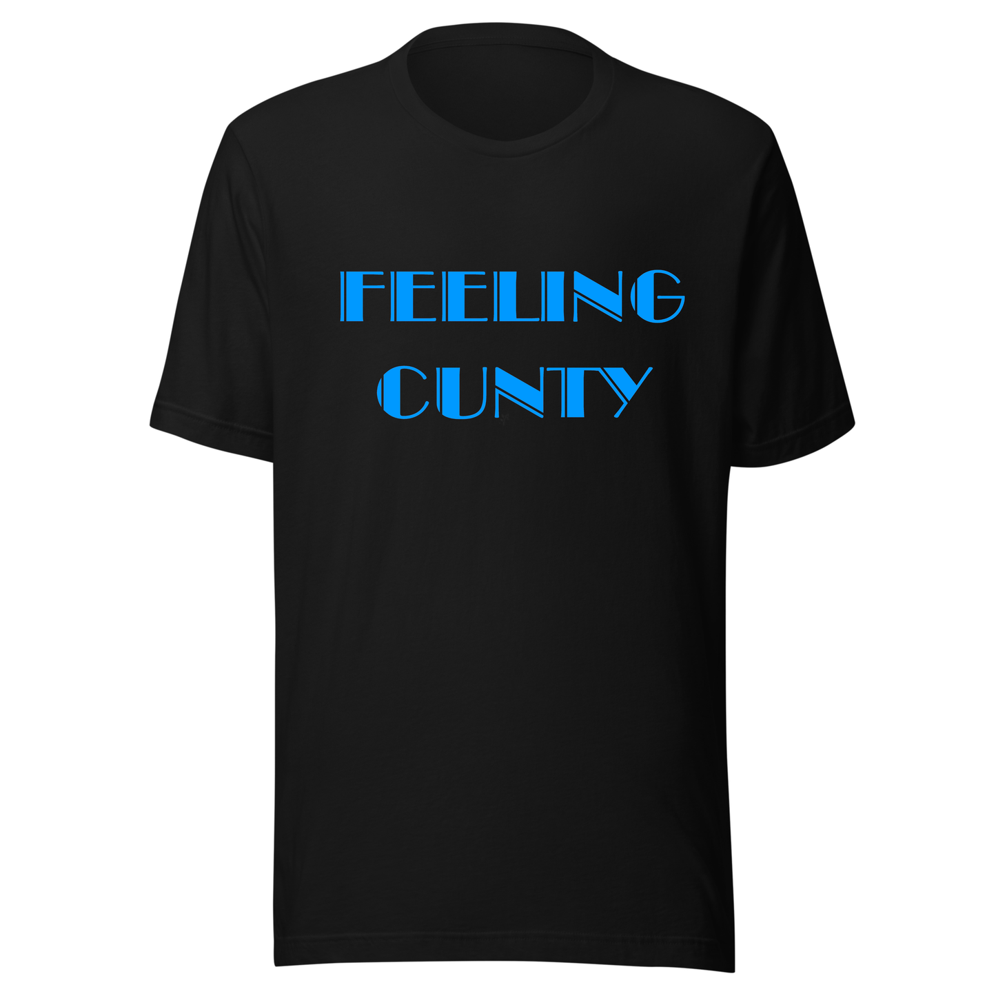 Feeling C#nty Neon UV Reactive Classic Short Sleeved Tshirt