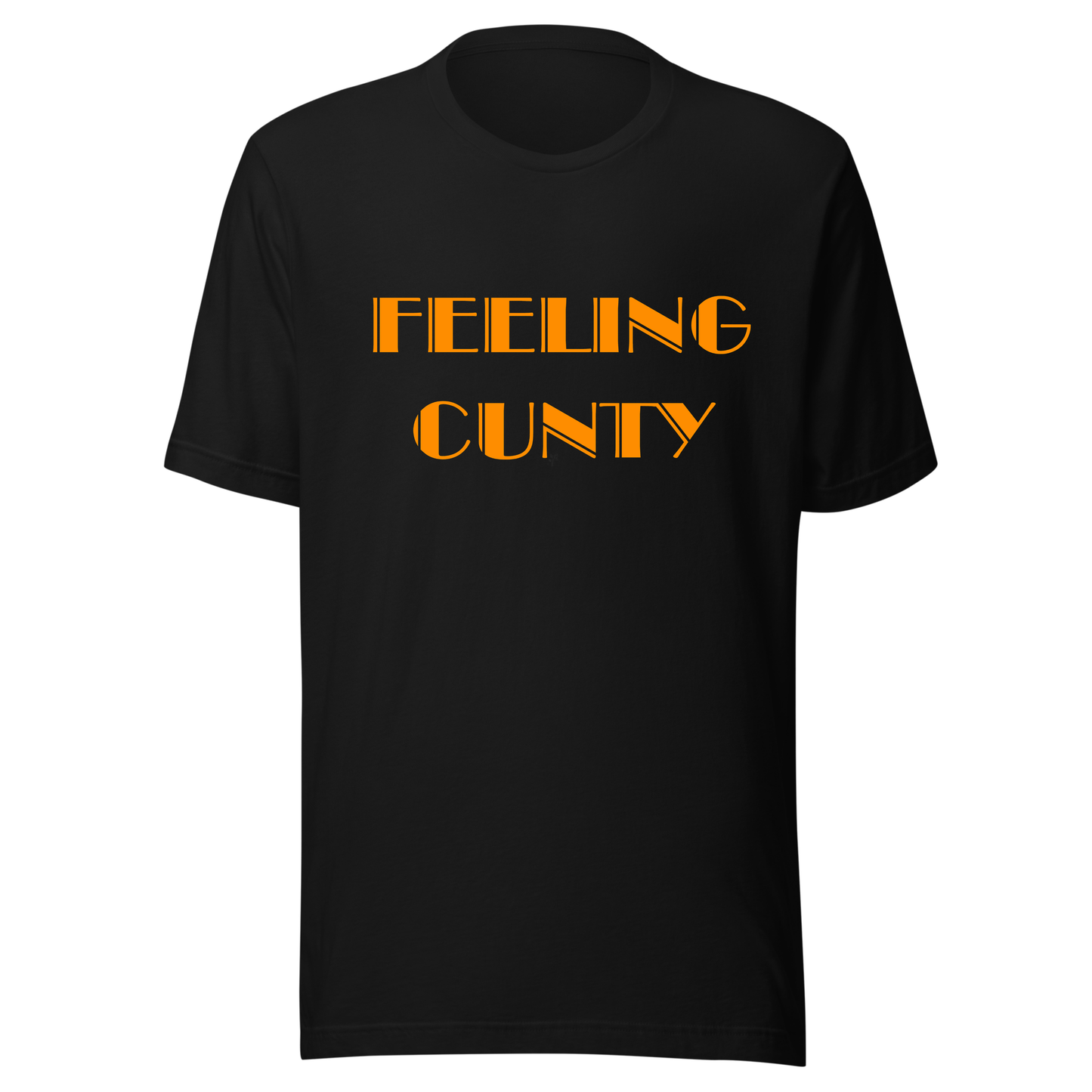 Feeling C#nty Neon UV Reactive Classic Short Sleeved Tshirt
