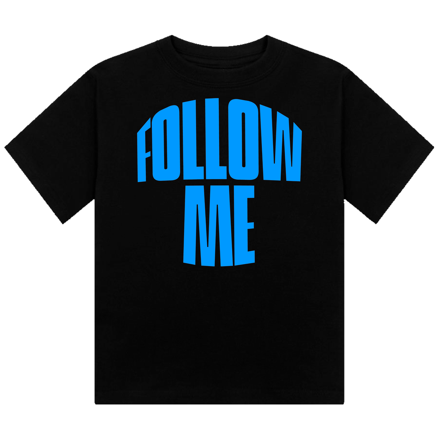 Follow Me  Neon UV Reactive Cropped Tshirt