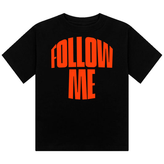 Follow Me  Neon UV Reactive Cropped Tshirt