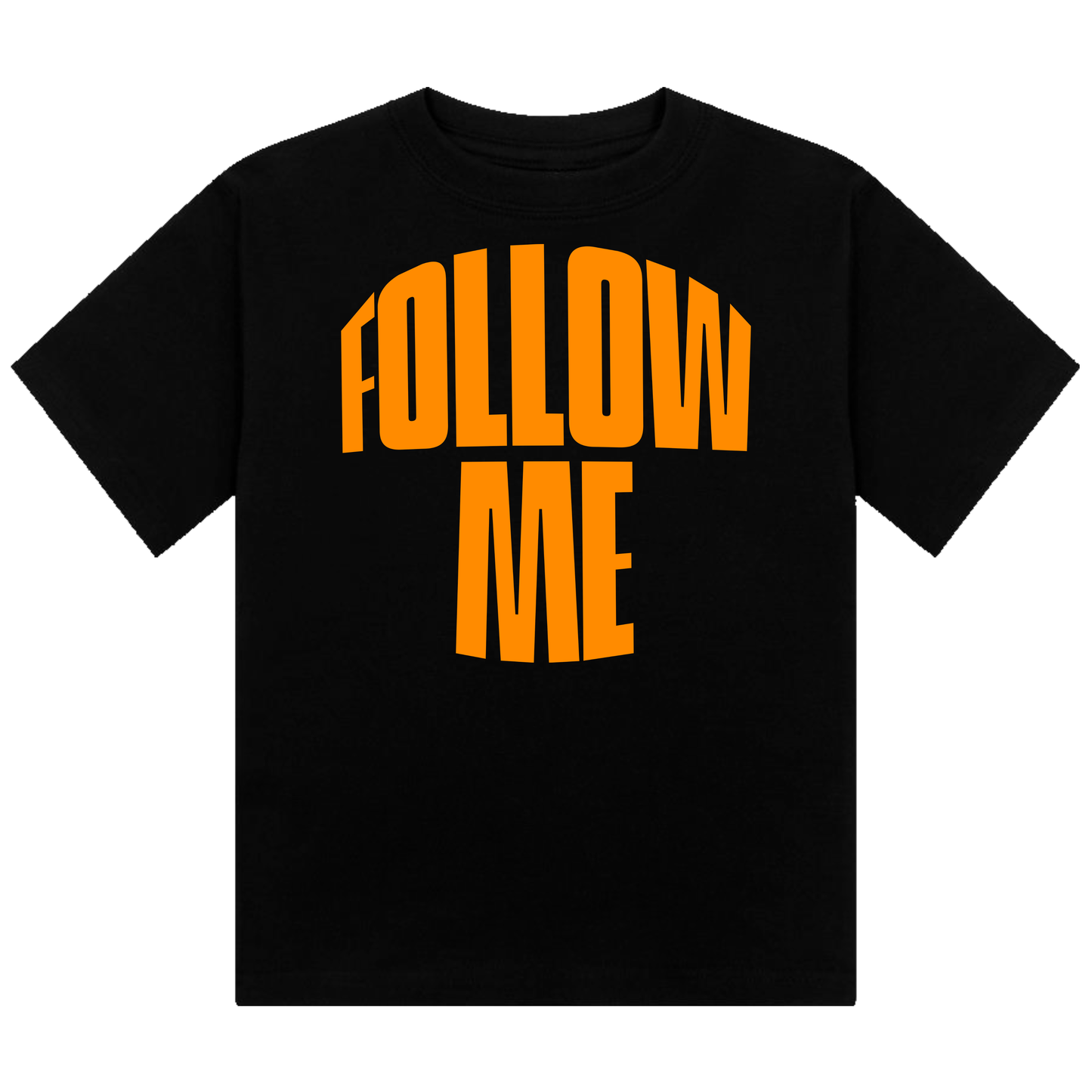 Follow Me  Neon UV Reactive Cropped Tshirt