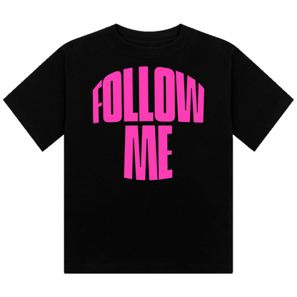 Follow Me  Neon UV Reactive Cropped Tshirt